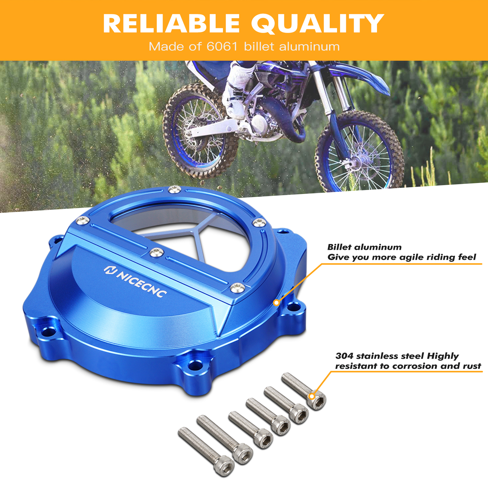 NICECNC For Yamaha YZ85 YZ 85  - Aluminum Case 65 incelemesi ve fiyatı