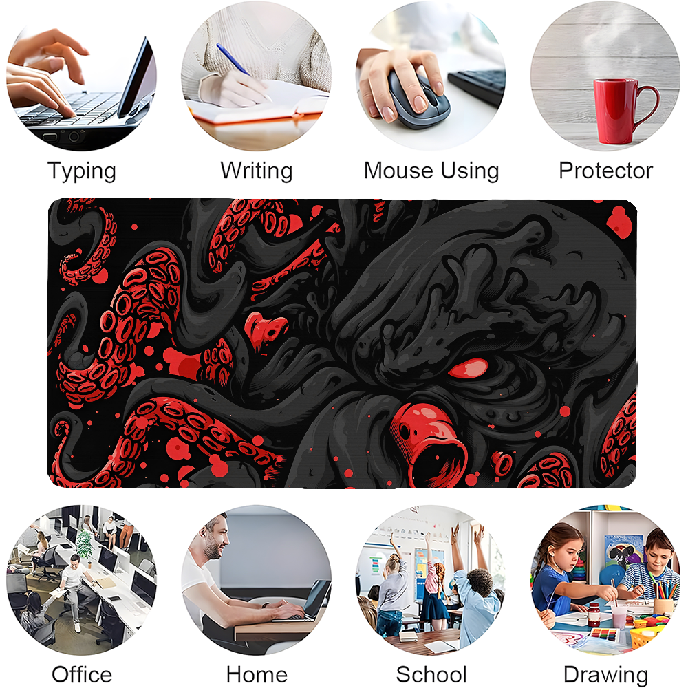 Octopus Monster Mousepad Large - Gaming Keyboard Mouse incelemesi ve fiyatı