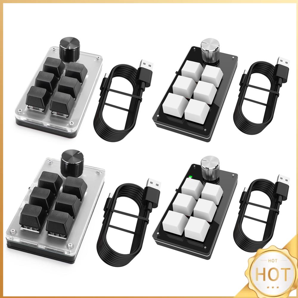 6 Key 1 Knob One Handed Mechan - Gaming Keyboard 1 Hand incelemesi ve fiyatı