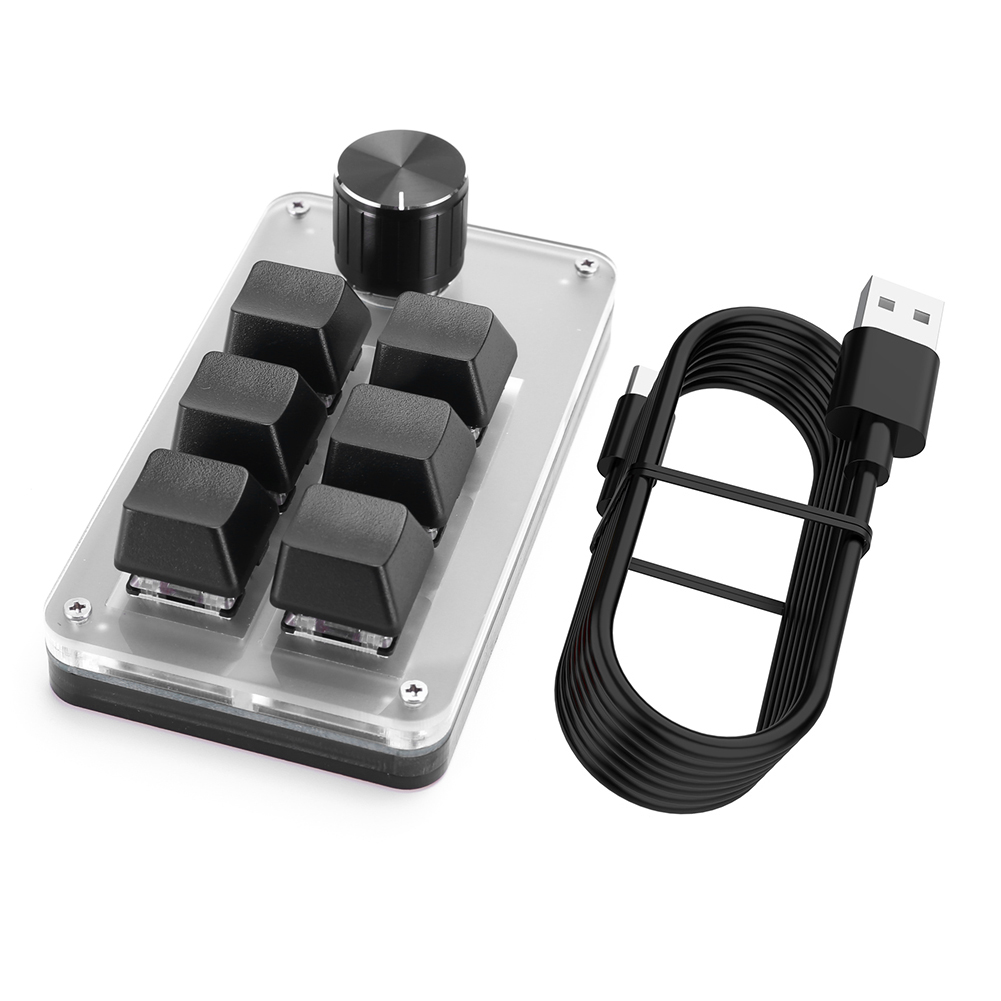 6 Key 1 Knob One Handed Mechan - Gaming Keyboard 1 Hand incelemesi ve fiyatı