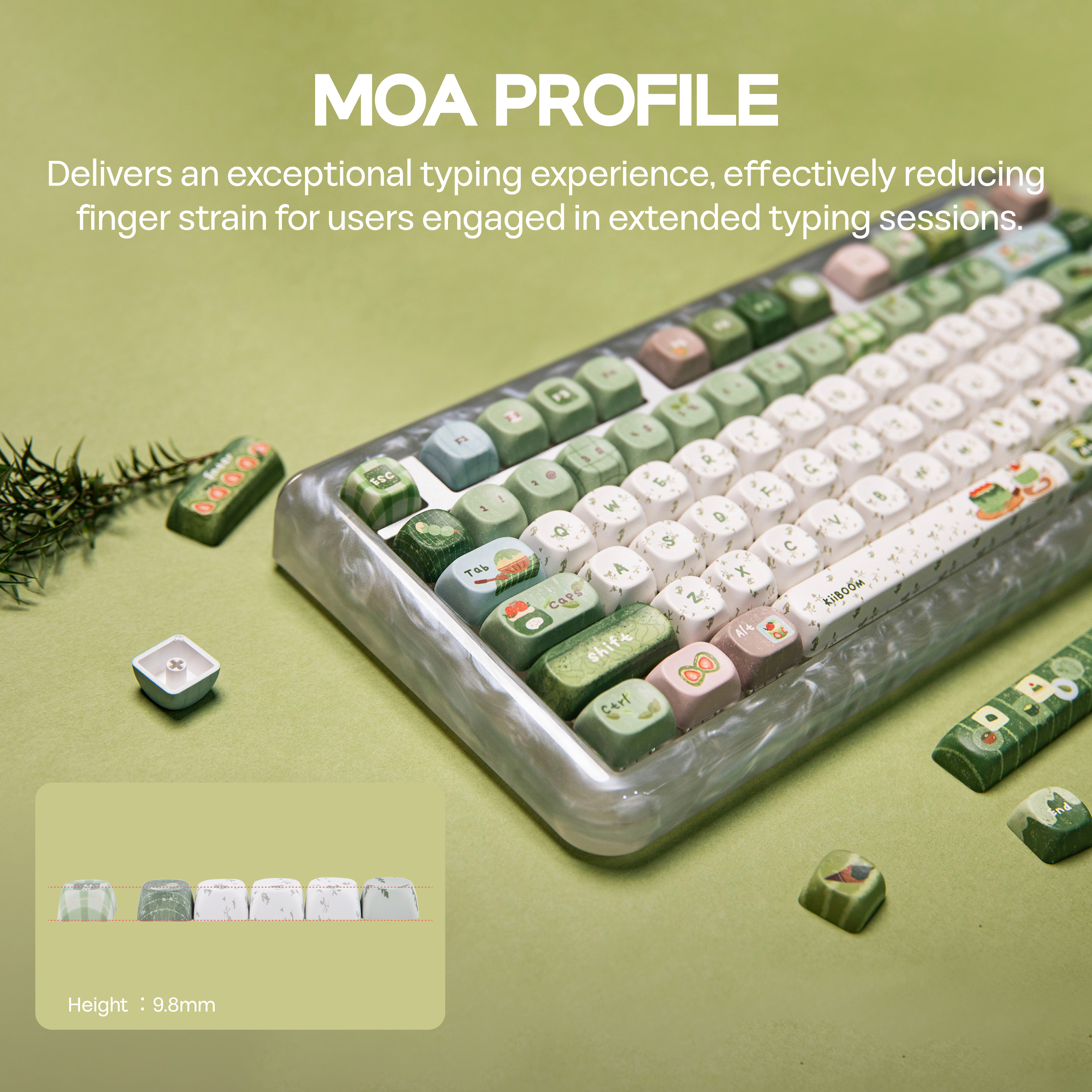 KiiBOOM Sprout Picnic 144 Keys - Gaming Keyboard Tkl incelemesi ve fiyatı