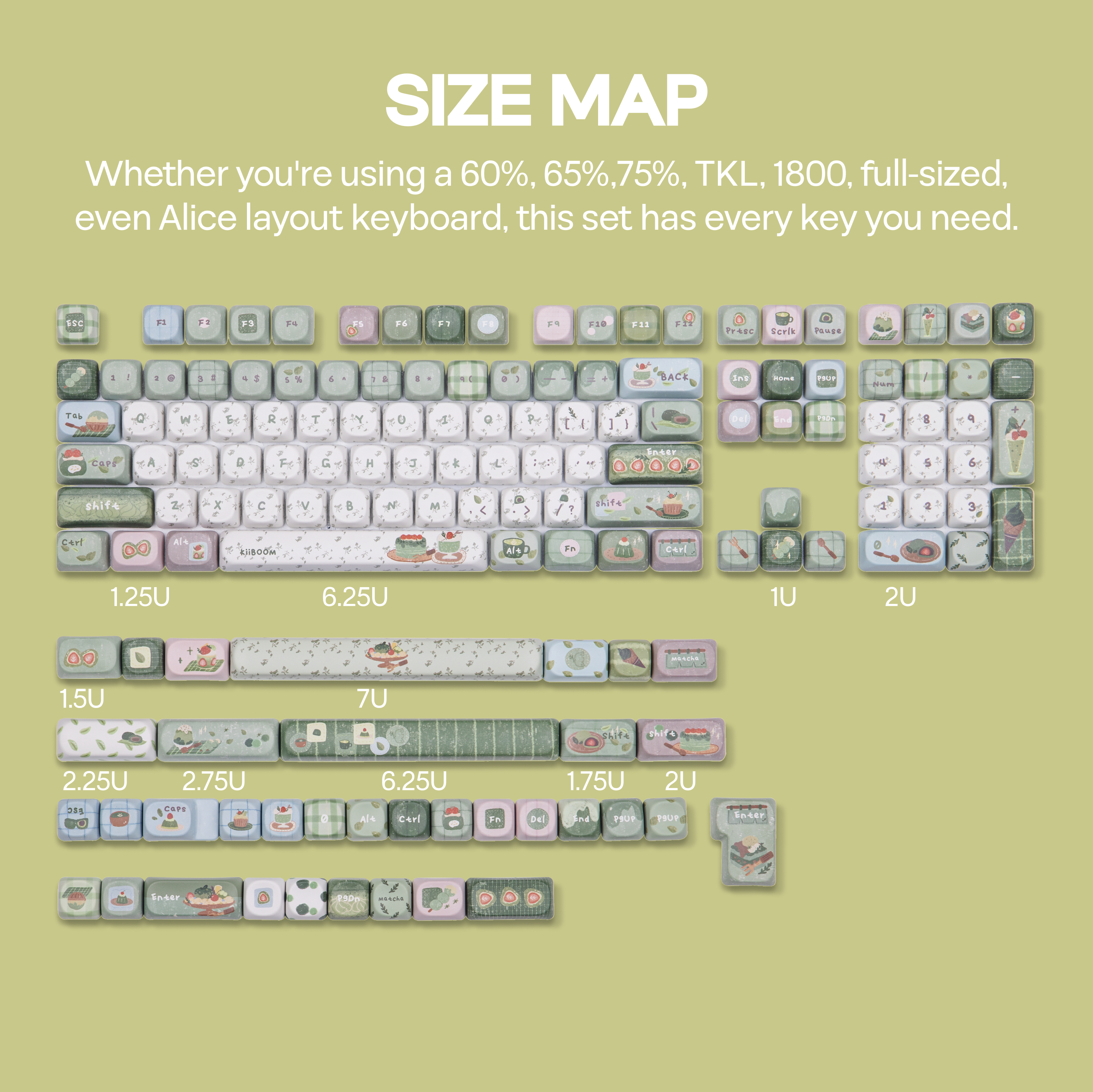 KiiBOOM Sprout Picnic 144 Keys - Gaming Keyboard Tkl incelemesi ve fiyatı