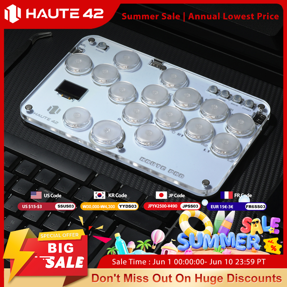 Haute42 Arcade Joystick Hitbox - Gaming Keyboard Mini incelemesi ve fiyatı