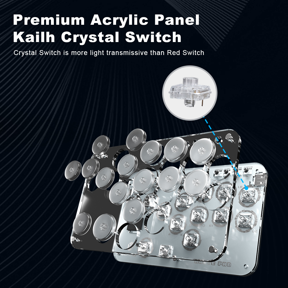 Haute42 Arcade Joystick Hitbox - Gaming Keyboard Mini incelemesi ve fiyatı