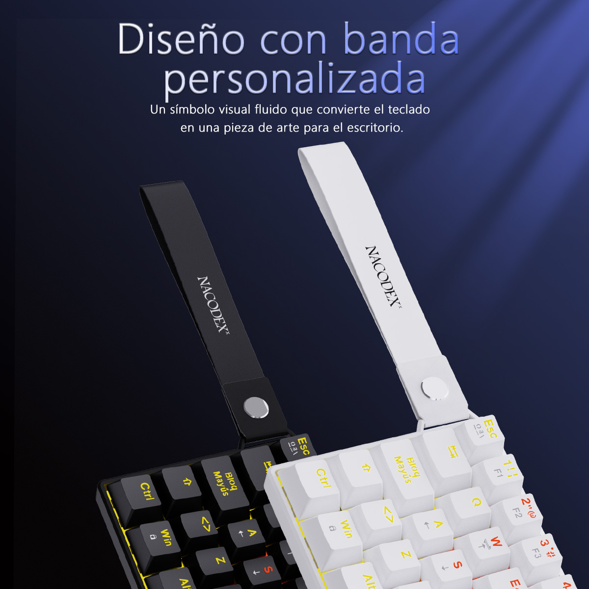 AJAZZ NK61 Spanish Layout Wire - Gaming Keyboard Blue Switches incelemesi ve fiyatı