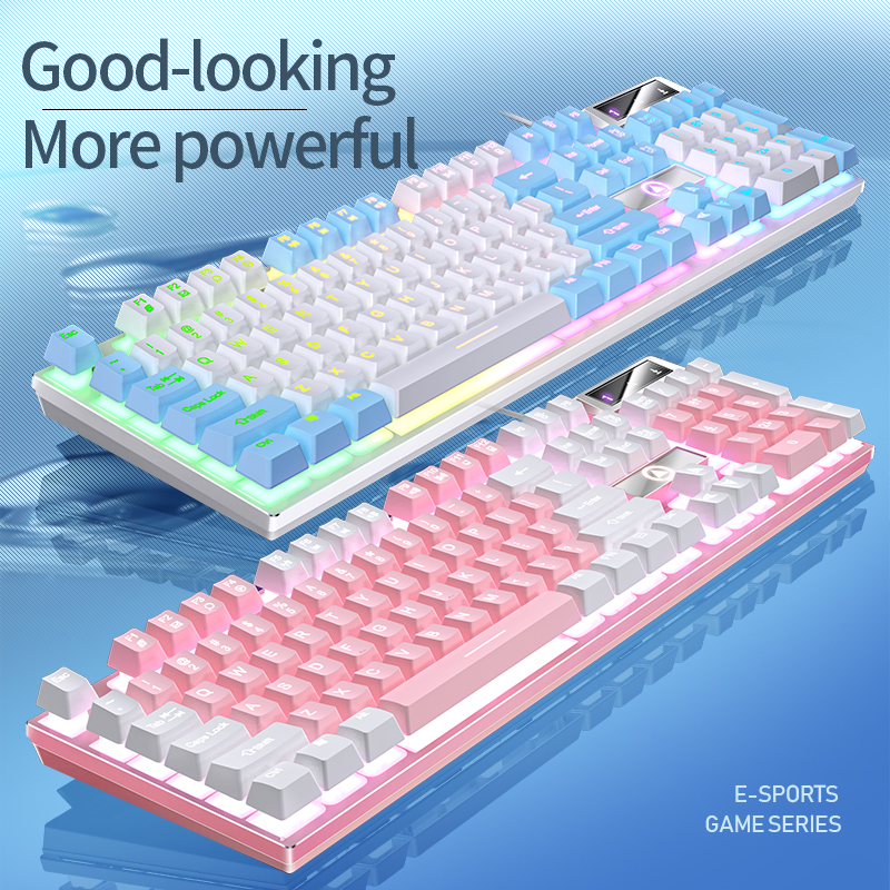 104 Keys Gaming Keyboard Wired - Gaming Keyboard Blue Switches incelemesi ve fiyatı