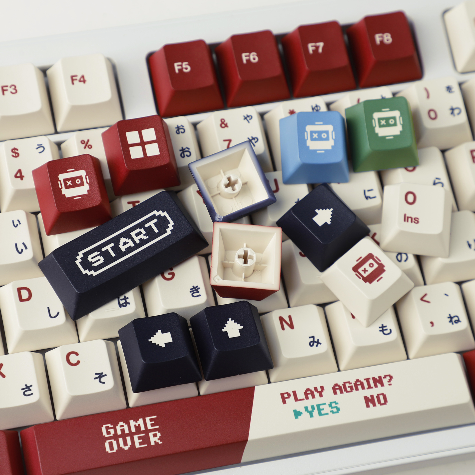 Gameboy Retro Red Beige Dye Su - Gaming Keyboard Tkl incelemesi ve fiyatı