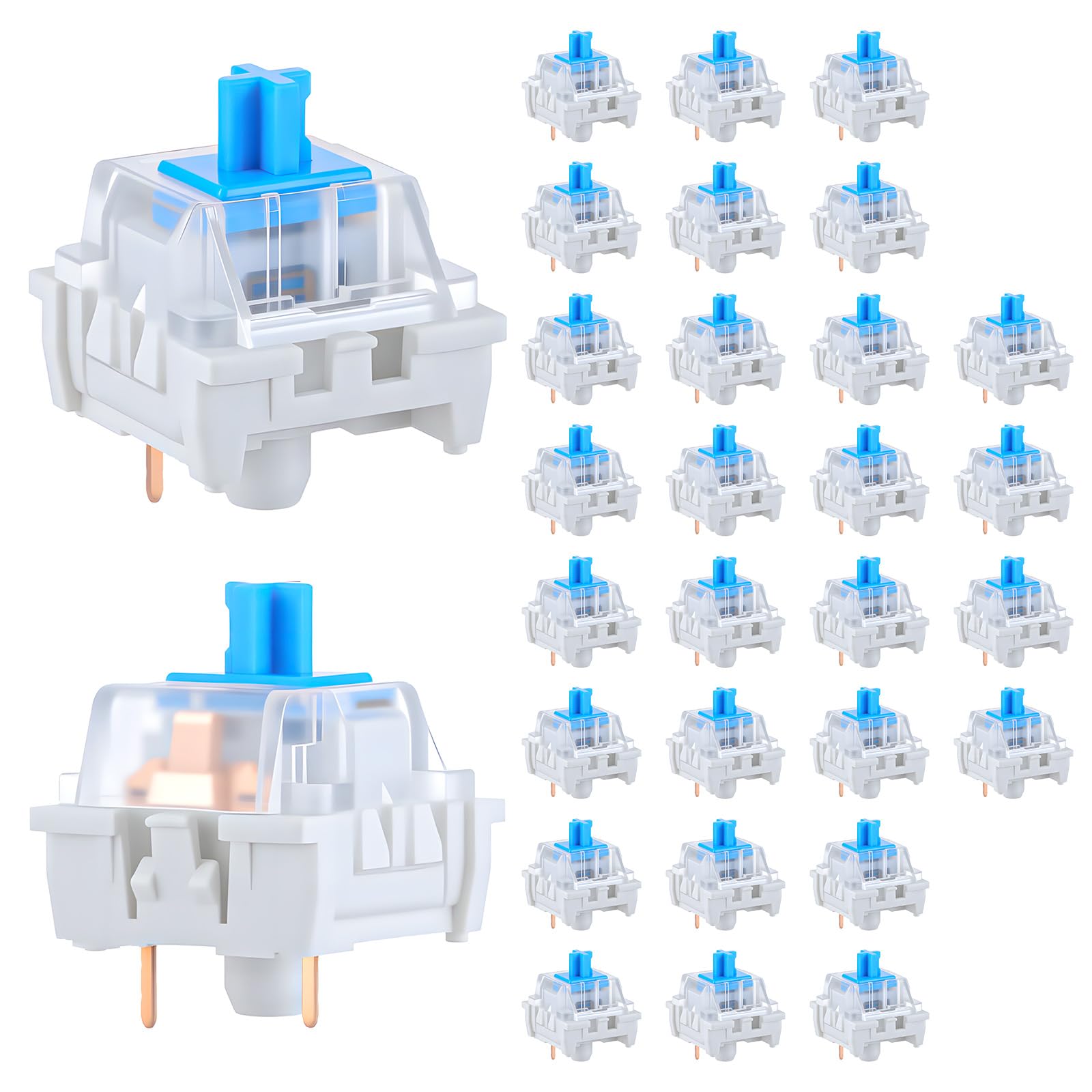 30 PCS Mechanical Keyboard Swi - Gaming Keyboard Blue incelemesi ve fiyatı