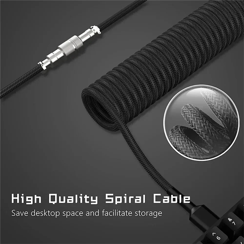 Aviator Coiled Keyboard Cable, - Gaming Keyboard Types incelemesi ve fiyatı