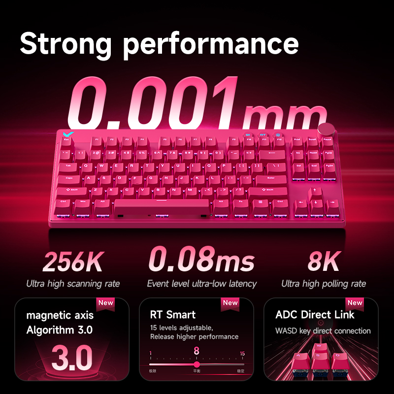 Mchose Mix87 Magnetic Swtich K - Gaming Keyboard Blue incelemesi ve fiyatı
