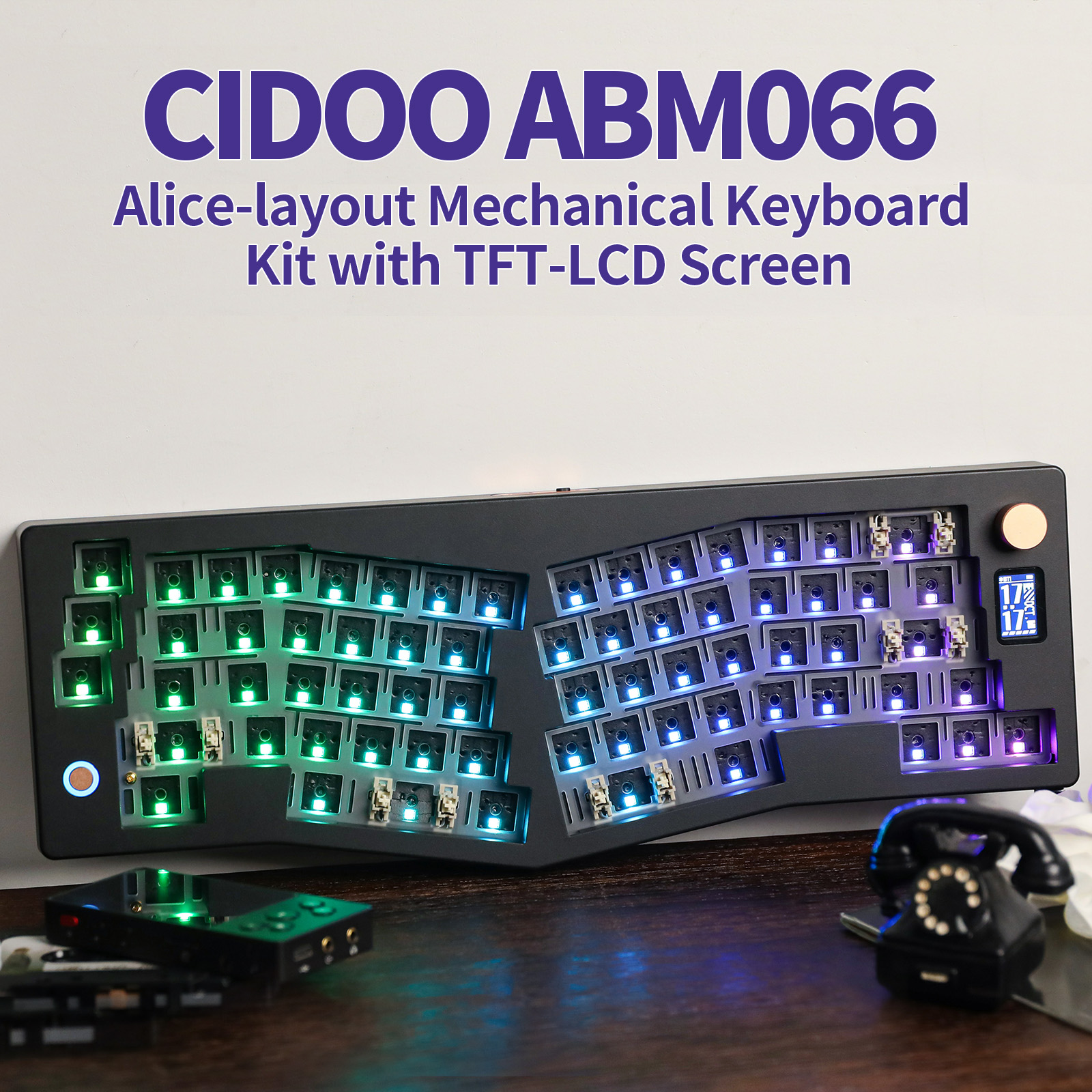 CIDOO ABM066 Barebones Kit Ali - Gaming Keyboard Tkl incelemesi ve fiyatı