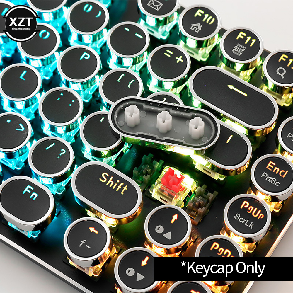 Round Mechanical Keycaps Repla - Gaming Keyboard Blue Switches incelemesi ve fiyatı
