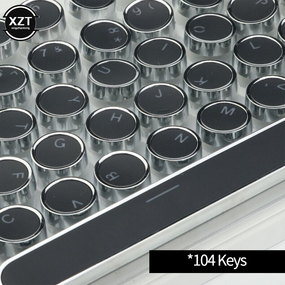 Round Mechanical Keycaps Repla - Gaming Keyboard Blue Switches incelemesi ve fiyatı