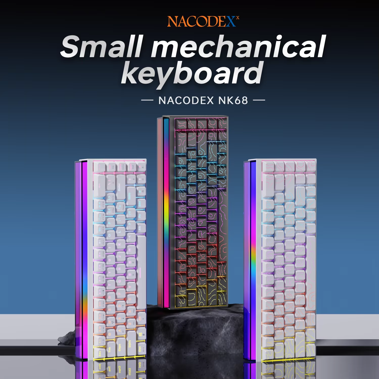 New Ajazz Nacodex Nk68 Mechani - Gaming Keyboard Blue Switches incelemesi ve fiyatı