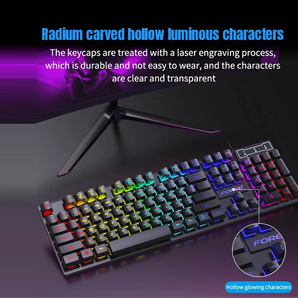 104 Keys Mechanical Keyboard U - Gaming Keyboard Non Mechanical incelemesi ve fiyatı