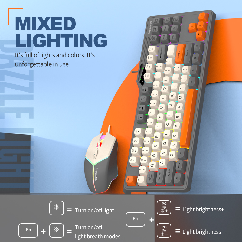 Wired Keyboard and Mouse Set，1 - Gaming Keyboard Mouse Set incelemesi ve fiyatı