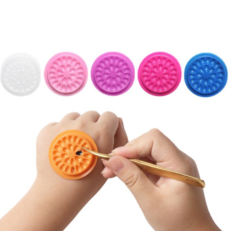 100pcs Eyelash Glue Holder Eye - Gasket Mount Kit incelemesi ve fiyatı