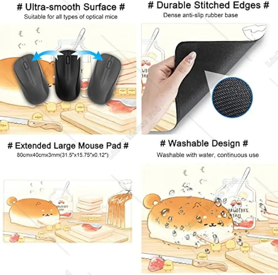 Cute Anime Cartoon Mouse Pad K - Gaming Keyboard Mouse incelemesi ve fiyatı