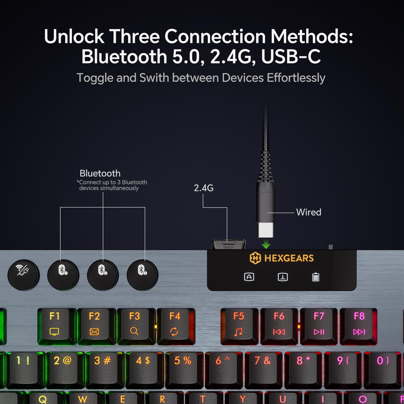 HEXGEARS A3 Mechanical Keyboar - Gaming Keyboard Hot Swappable incelemesi ve fiyatı