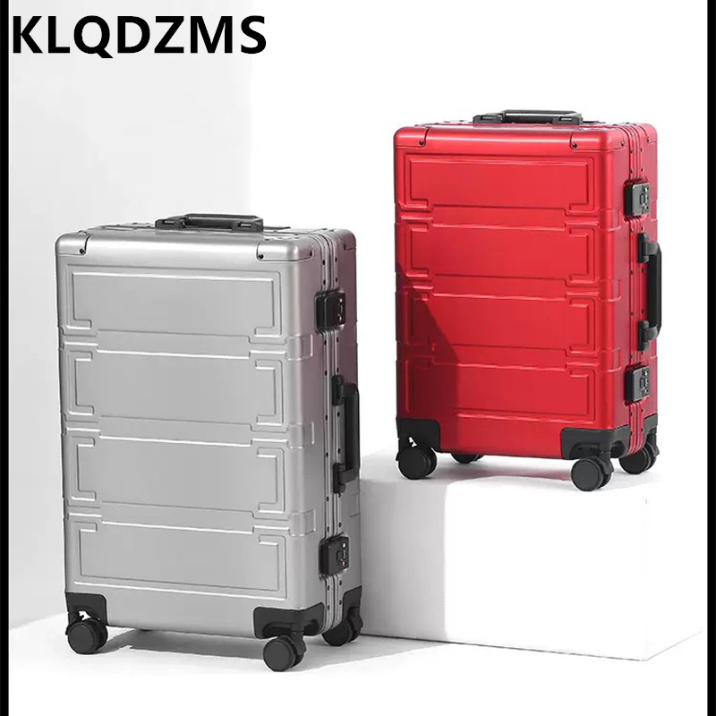 KLQDZMS Men's Luggage Bag All  - Aluminum Case 65 incelemesi ve fiyatı