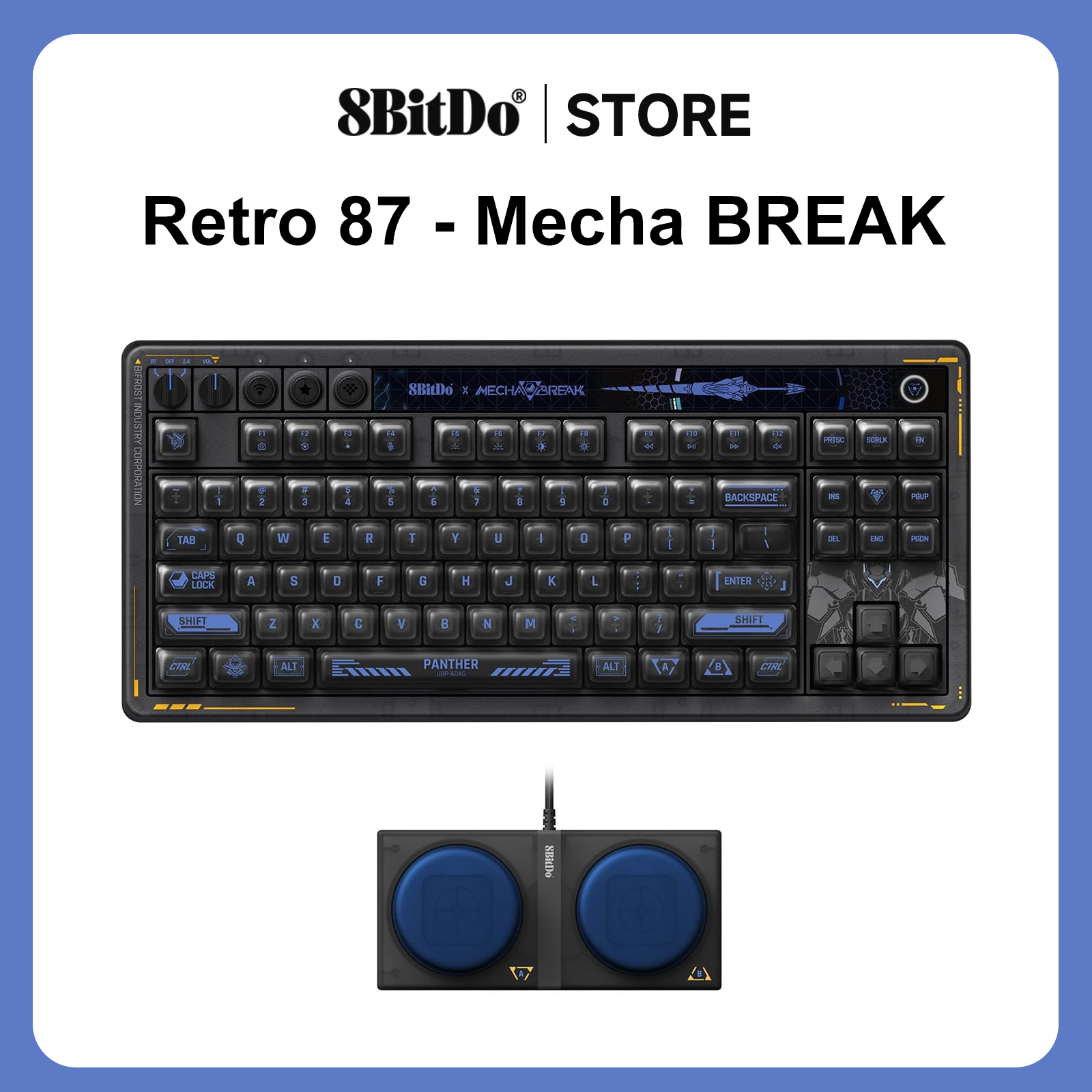 8BitDo Retro 87 Mechanical Key - Gaming Keyboard Hot Swappable incelemesi ve fiyatı