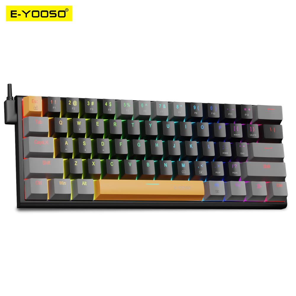 E-YOOSO Z11 RGB USB 60% Mini M - Gaming Keyboard Blue Switches incelemesi ve fiyatı