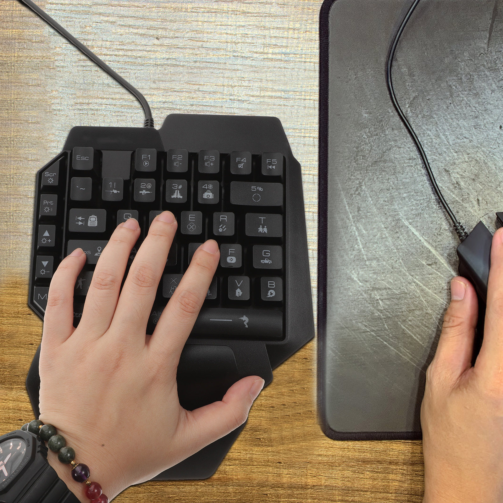 Single-Hand Gaming Keyboard Pr - Gaming Keyboard Training incelemesi ve fiyatı
